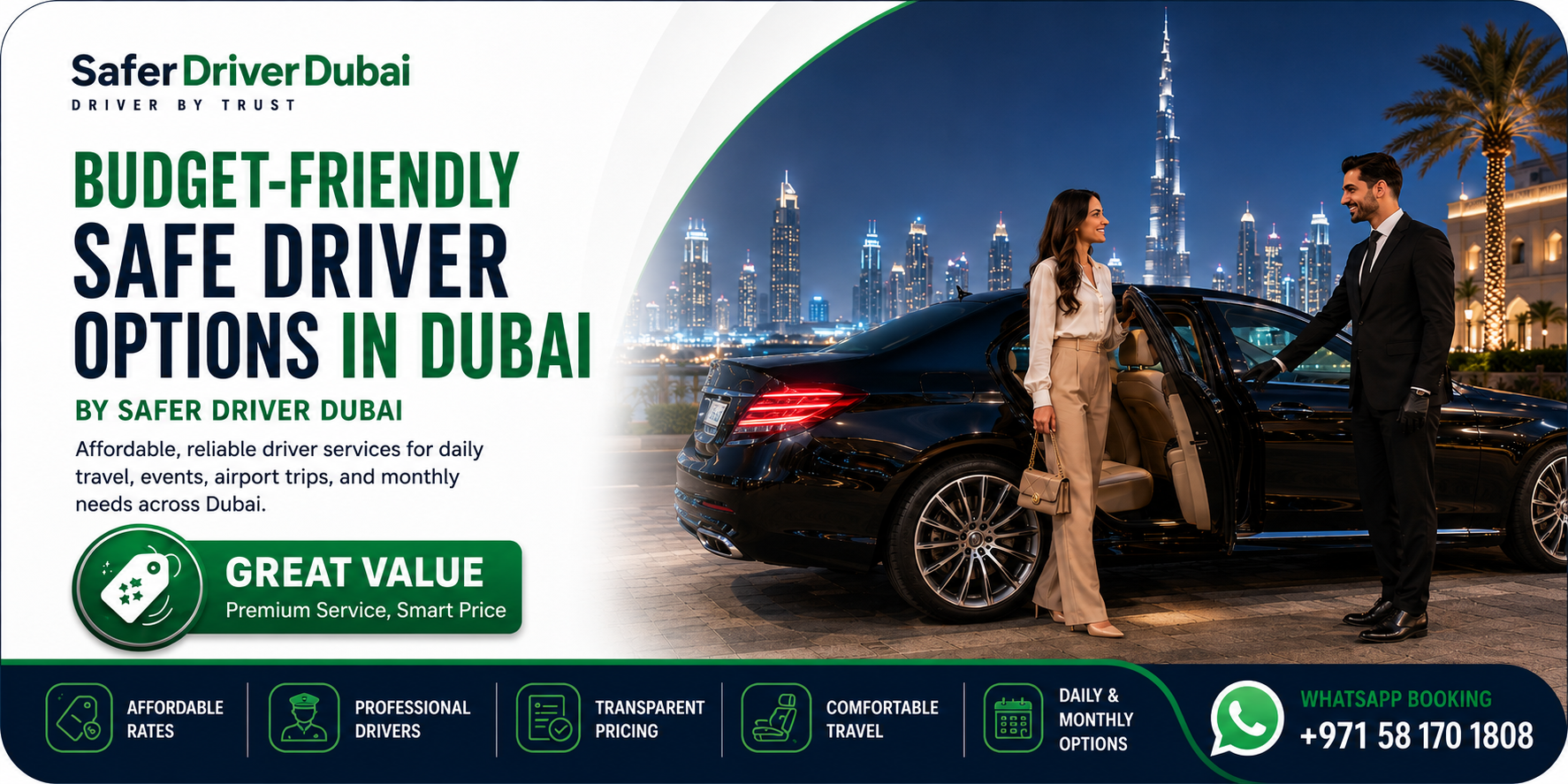 budget friendly safe driver dubai