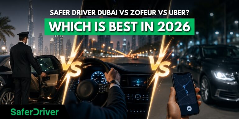Best Safe Driver Service Dubai provides personal driver to drive your own car