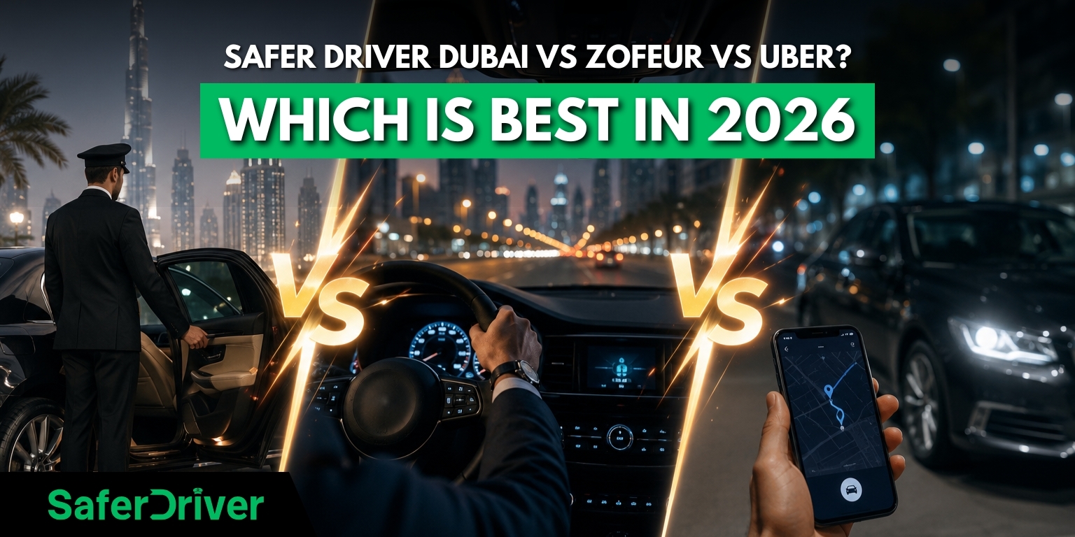 Best Safe Driver Service Dubai provides personal driver to drive your own car