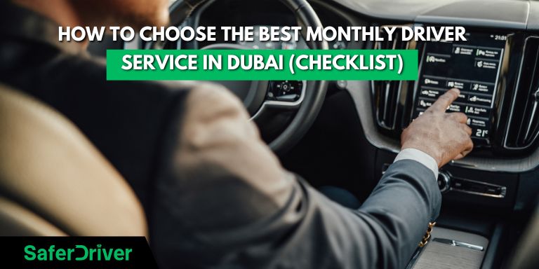 best monthly driver service dubai checklist