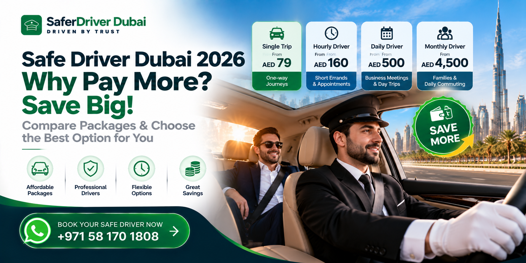 safe driver dubai services in 2026